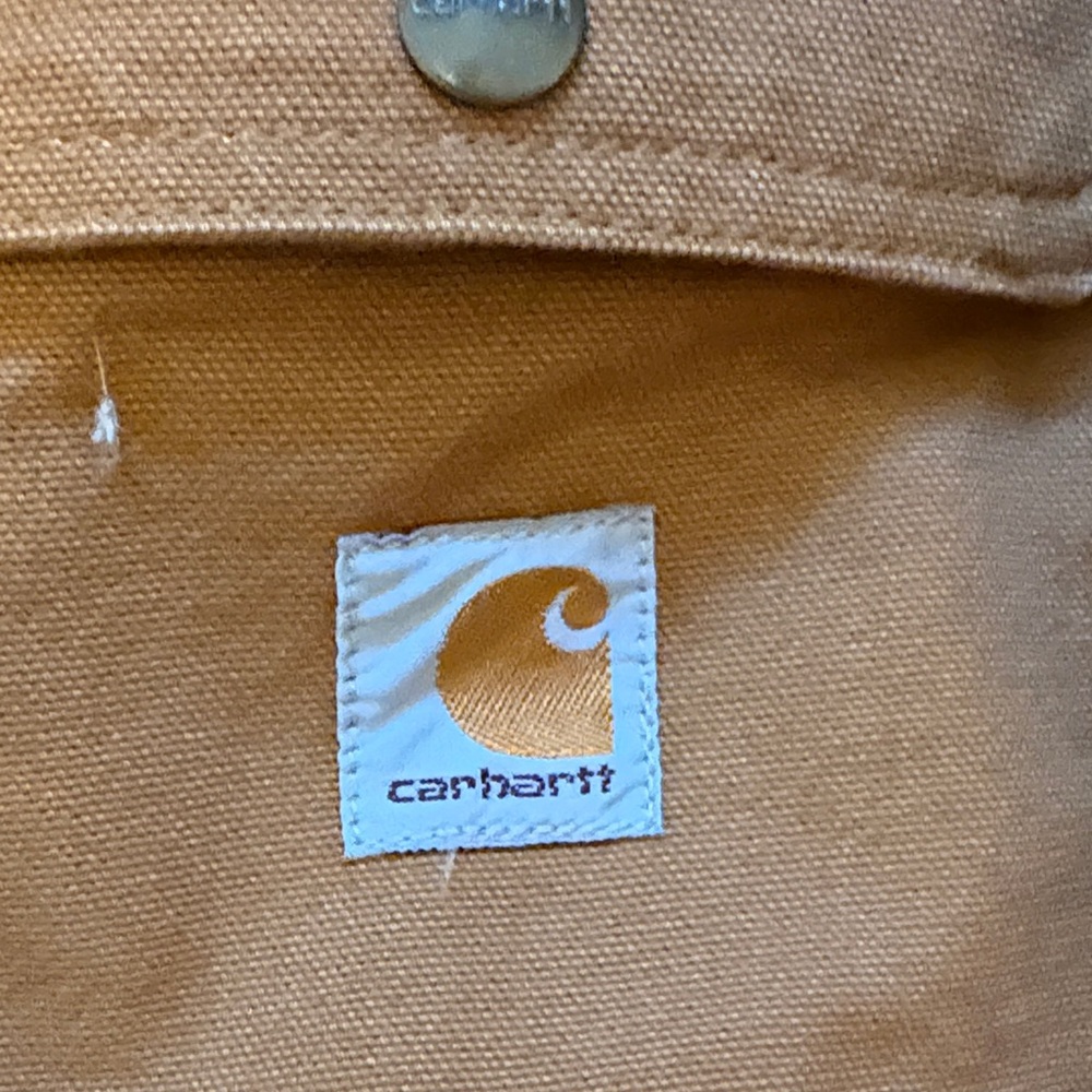 Carhartt Men's Tan Shirt Jacket with Black Collar - Picture 3 of 3